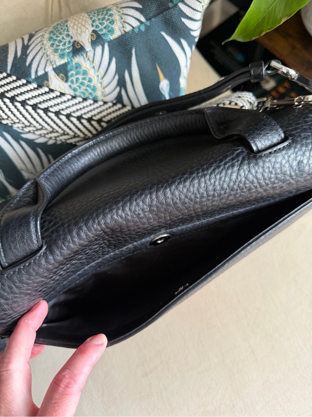 Rebecca Minkoff Pebbled Leather Biker Doctor Bag - Picture 5 of 10